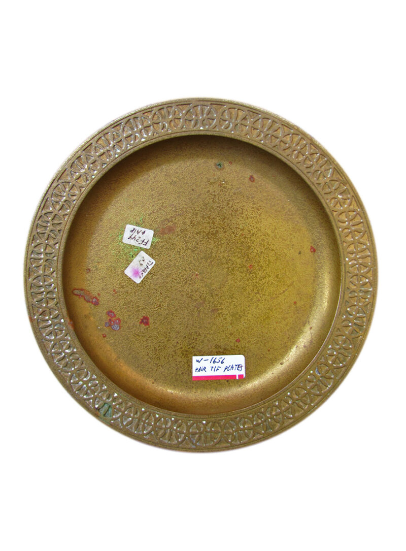 Tiffany Studios  Pair Of Plates W1656 - Image 4