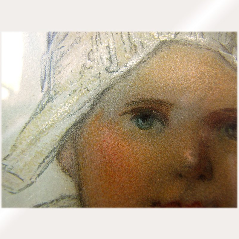 Arts & Crafts  Frame With Portrait w1742 - Image 3