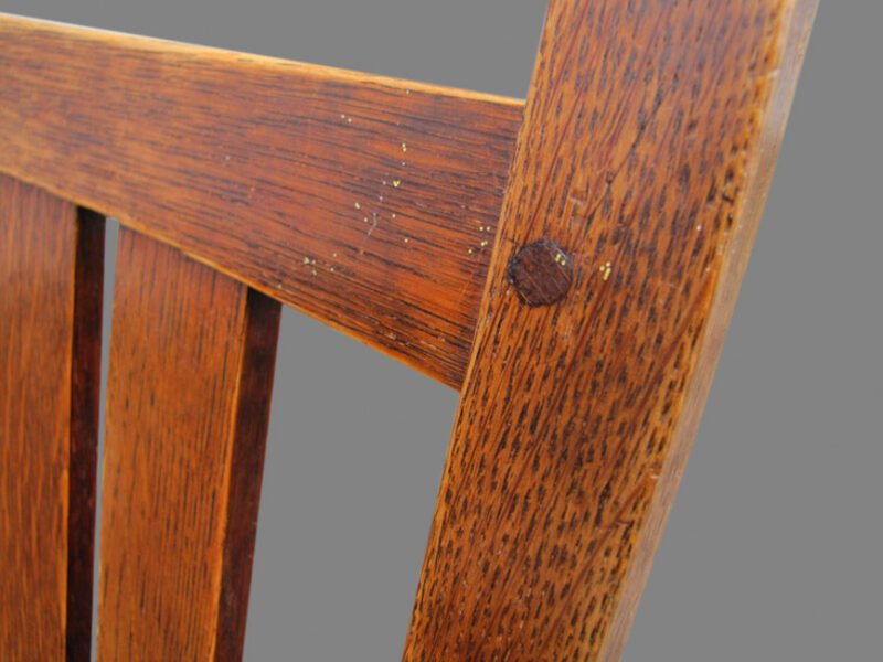 Superb Set Of Five Gustav Stickley Chairs w1802? - Image 18