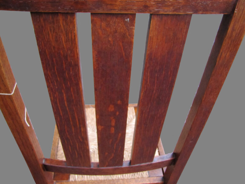 Superb Set Of Five Gustav Stickley Chairs w1802? - Image 11