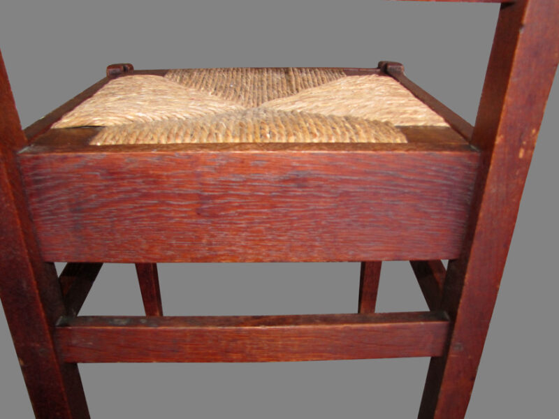 Superb Set Of Five Gustav Stickley Chairs w1802? - Image 13