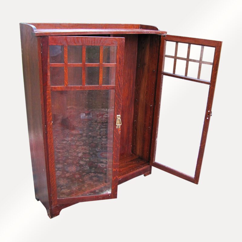 Antique Arts & Crafts Lifetime Two Door Bookcase w1935 (Stickley Era) - Image 4
