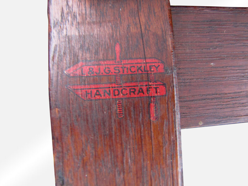 Rare L&jG Stickley Arts and Crafts Stool Early 1900's w2019 - Image 9