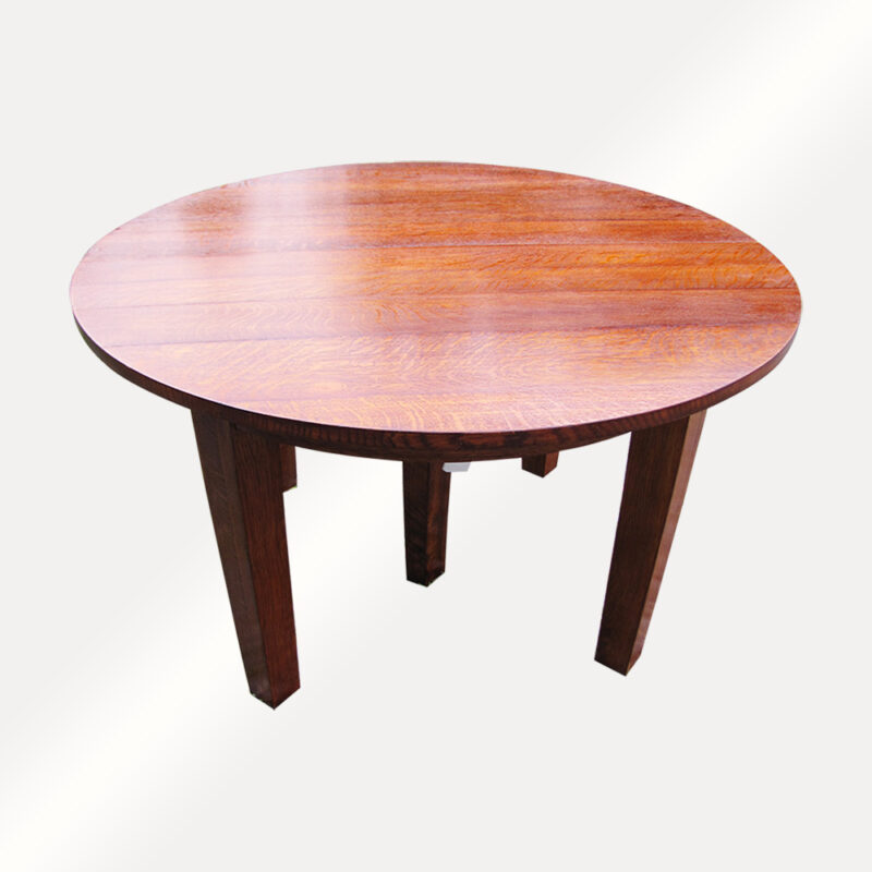 Antique Gustav Stickley Large Dine Table with Leaves. W2059 - Image 15