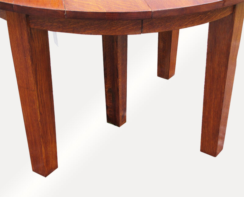 Antique Gustav Stickley Large Dine Table with Leaves. W2059 - Image 17