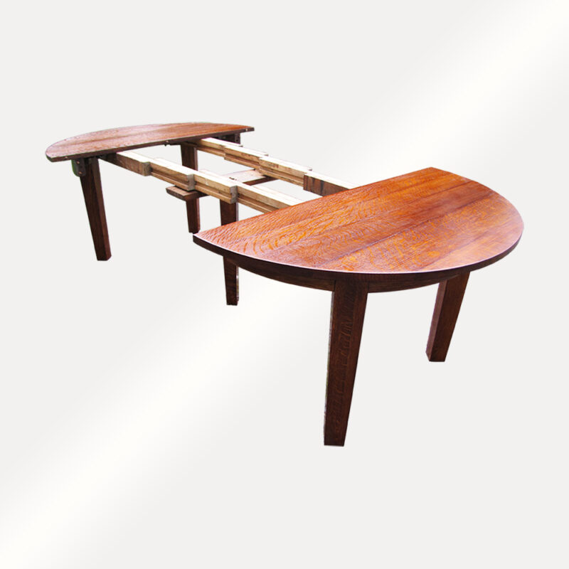Antique Gustav Stickley Large Dine Table with Leaves. W2059 - Image 4