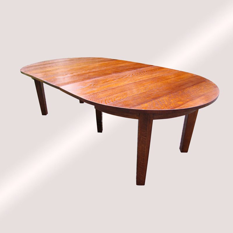 Antique Gustav Stickley Large Dine Table with Leaves. W2059 - Image 2