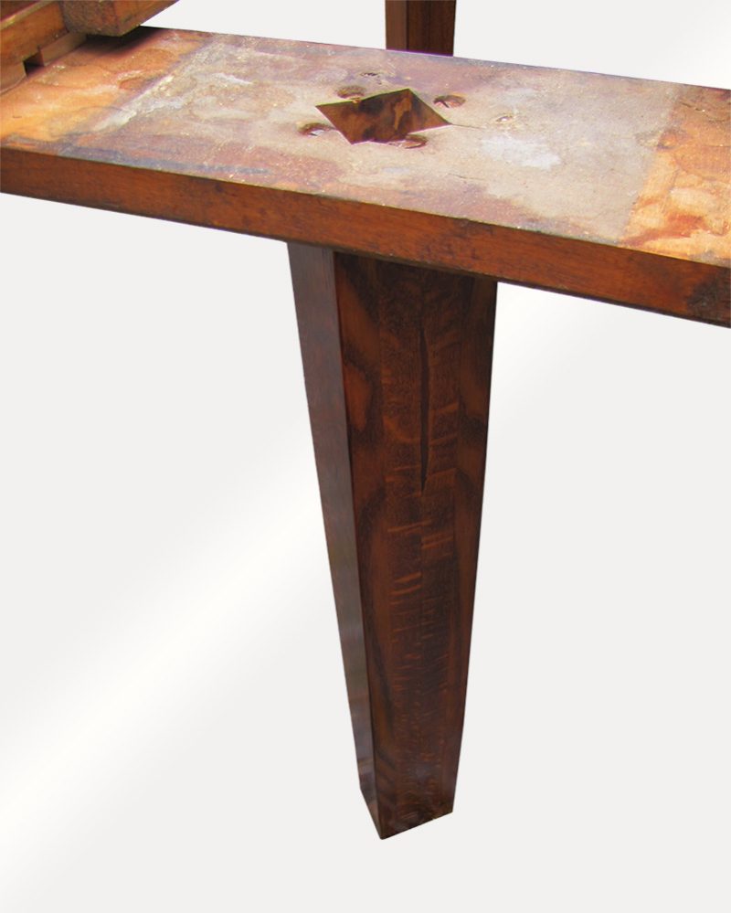 Antique Gustav Stickley Large Dine Table with Leaves. W2059 - Image 9