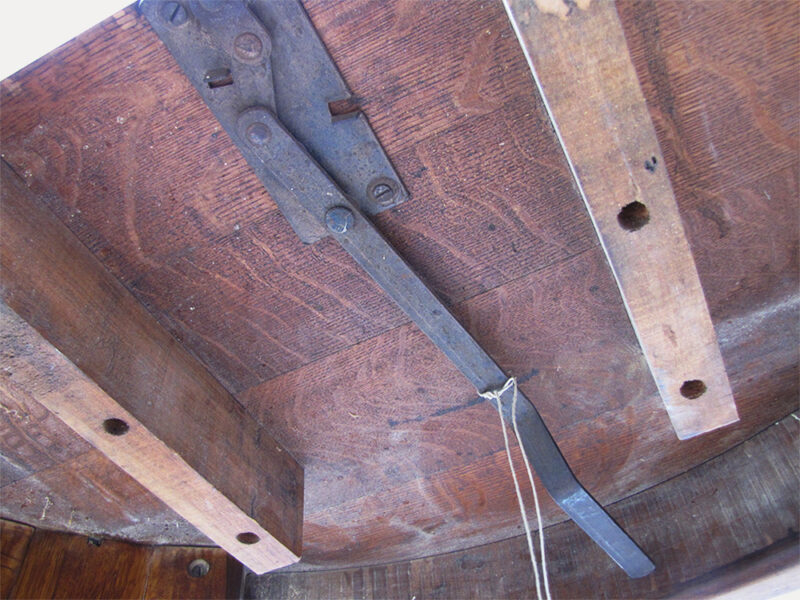 Antique Gustav Stickley Large Dine Table with Leaves. W2059 - Image 11