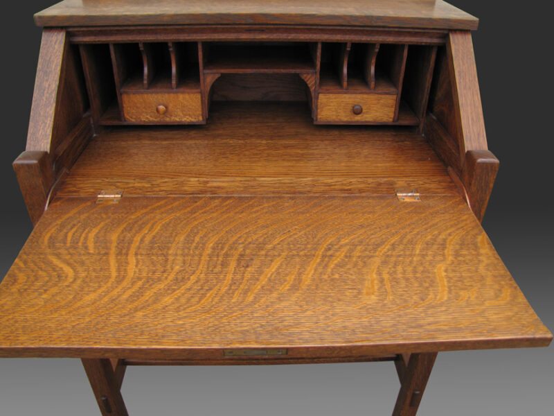Antique L & jG Stickley Drop Front Desk w2138 - Image 4