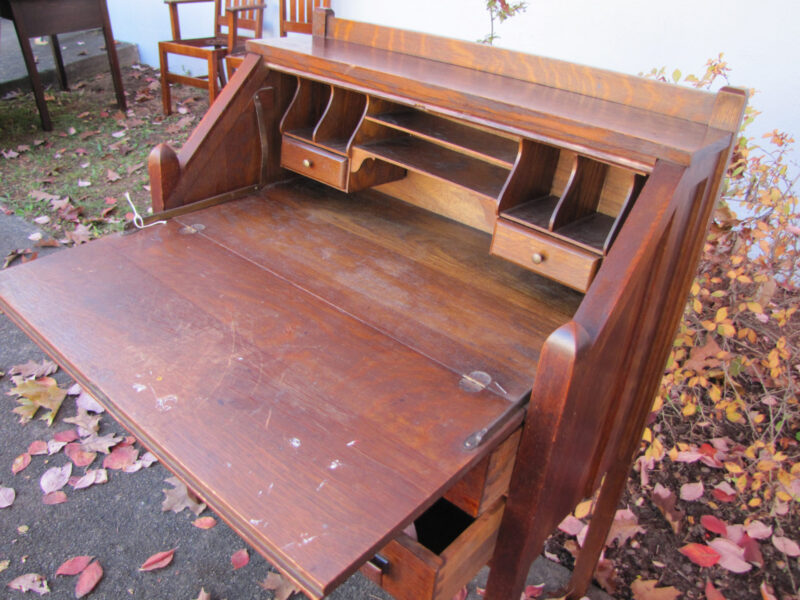 Nice Antique LIFETIME  Drop Front Desk  w2155 - Image 6
