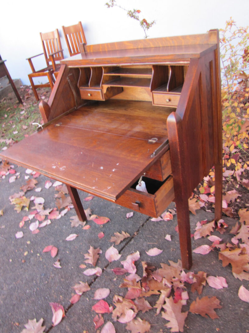 Nice Antique LIFETIME  Drop Front Desk  w2155 - Image 4