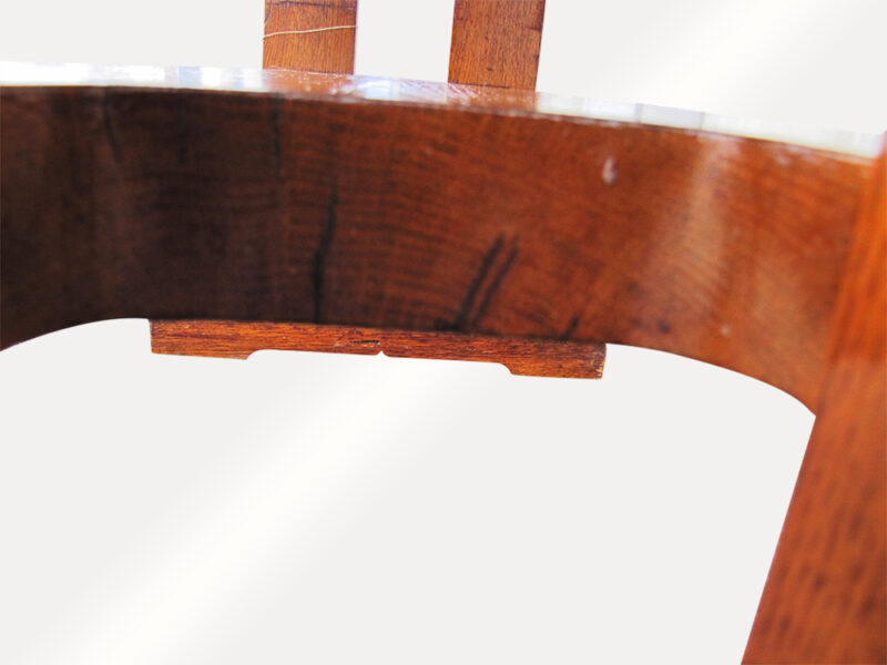 Antique L&jG Stickley Trestle Table. W2179 - Image 10
