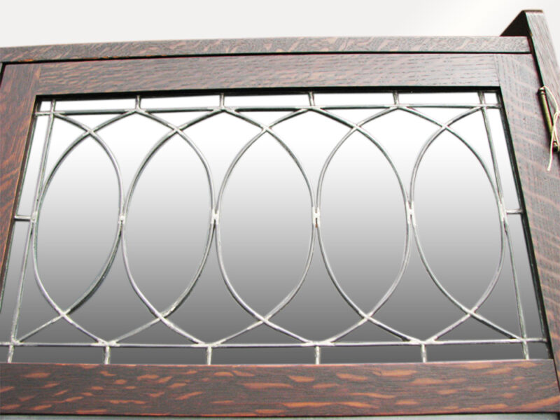 Antique Double Doors Michigan Chair Company (Mi)  Bookcase In The Style Of C. Limbert w2201 - Image 7