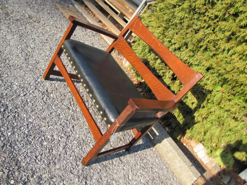Antique Rare Limbert Settee w2224 - Image 5