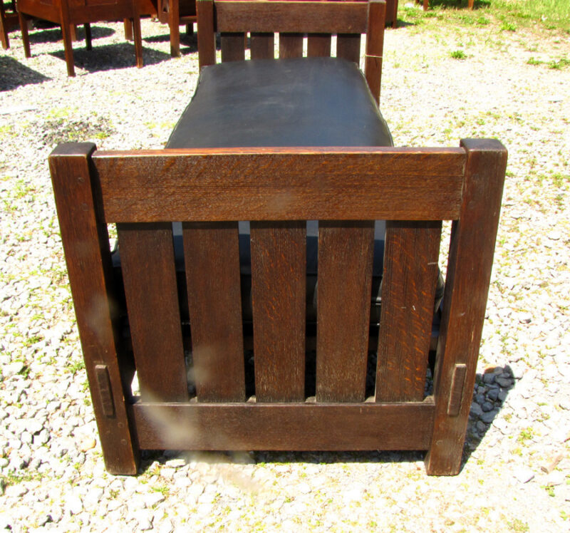 Rare And Good  Gustav Stickley  Lounge Mod #191  W2238 - Image 9