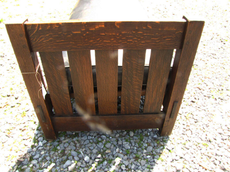 Rare And Good  Gustav Stickley  Lounge Mod #191  W2238 - Image 7