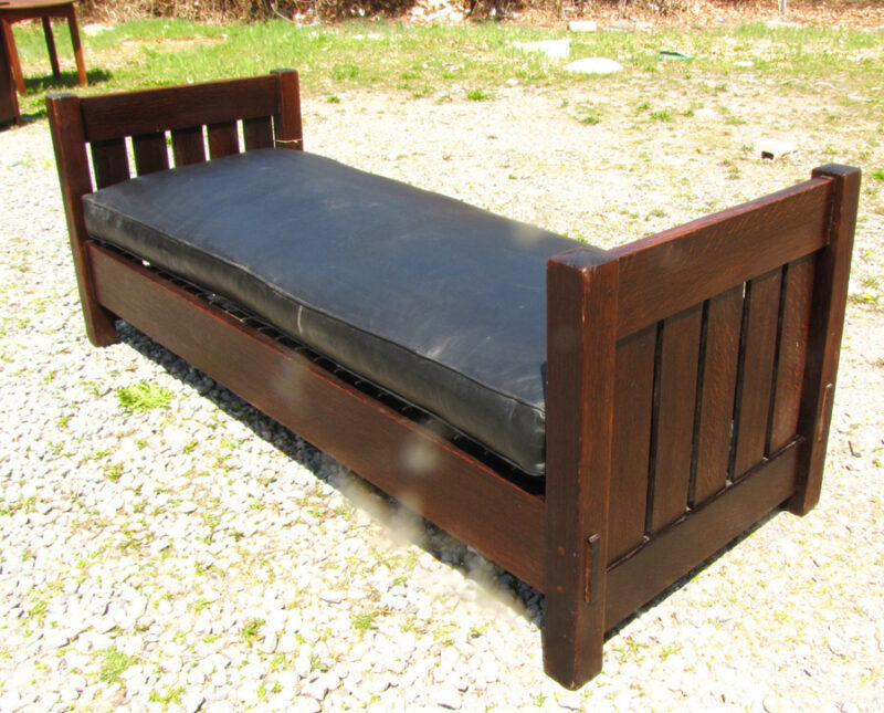 Rare And Good  Gustav Stickley  Lounge Mod #191  W2238 - Image 6