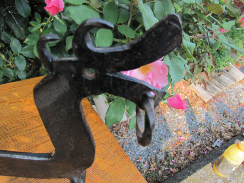Antique Nice Booth Scraper In The Style Of Samuel Yellin  W2251 - Image 9