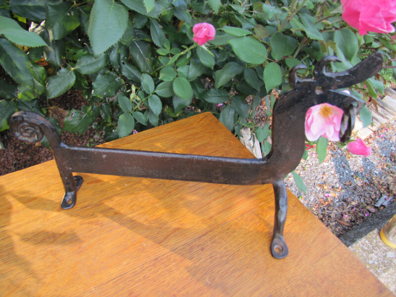 Antique Nice Booth Scraper In The Style Of Samuel Yellin  W2251