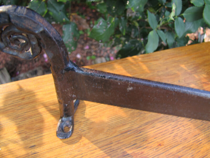 Antique Nice Booth Scraper In The Style Of Samuel Yellin  W2251 - Image 4