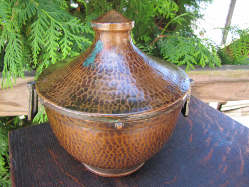 EARLY Roycroft Hammered Copper Humidor W2255 - Image 10