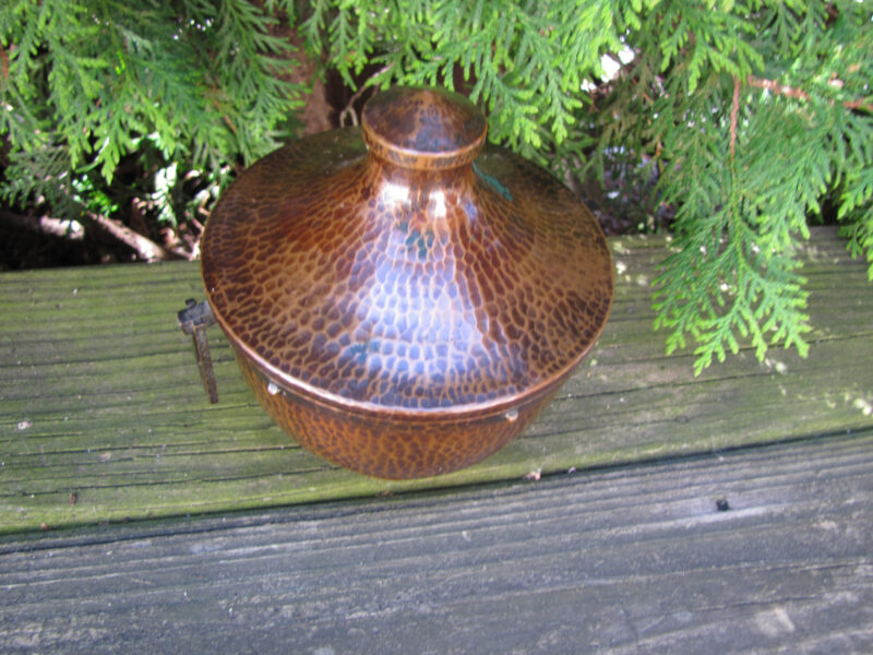 EARLY Roycroft Hammered Copper Humidor W2255 - Image 2