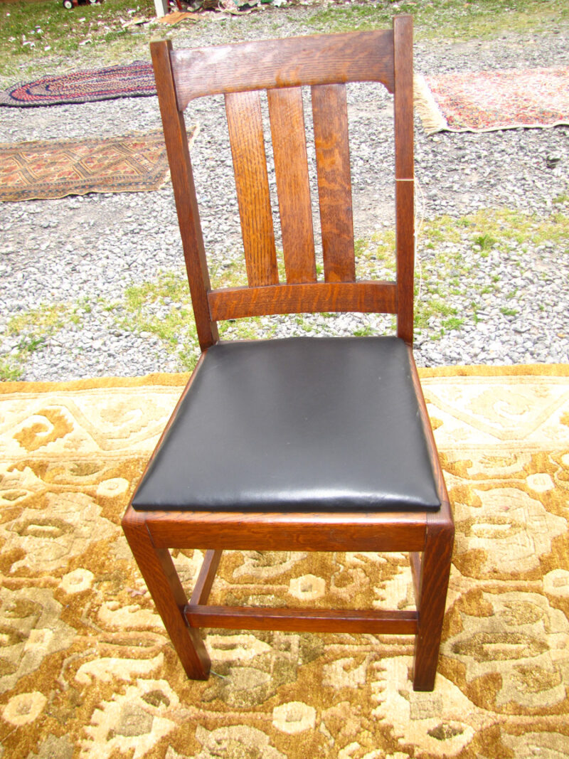 Antique Set  Arts&crafts  Three  Chairs w2289 - Image 4