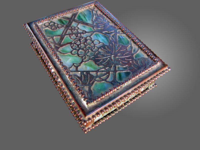 Antique Tiffany Covered Box w2329 - Image 7