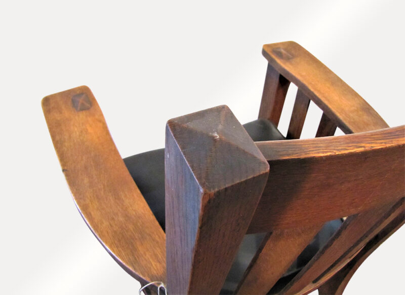 Great Antique Harden Armchair w232 (Stickley Era) - Image 7