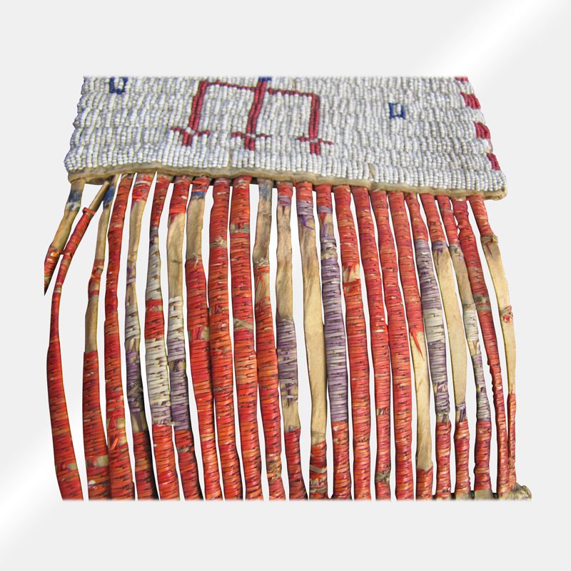 Antique & Rare Native American Pipe Bag - W2334 - Image 9