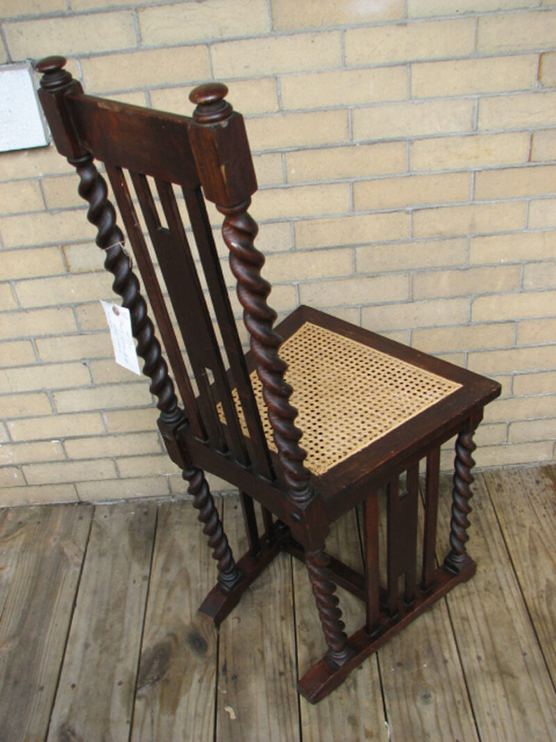 Antique  Stickley  Bros  Hall  Chair w2361 - Image 6