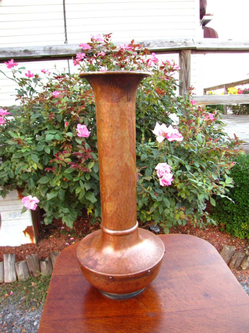 Roycroft  American Beauty Tall Vase w2368 - Image 17