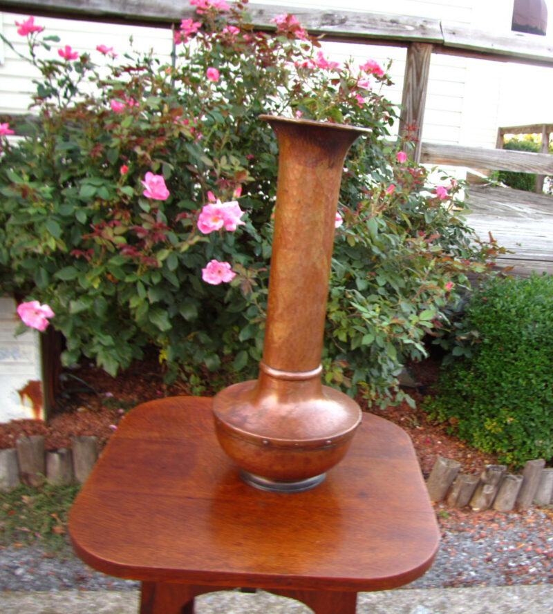 Roycroft  American Beauty Tall Vase w2368 - Image 16