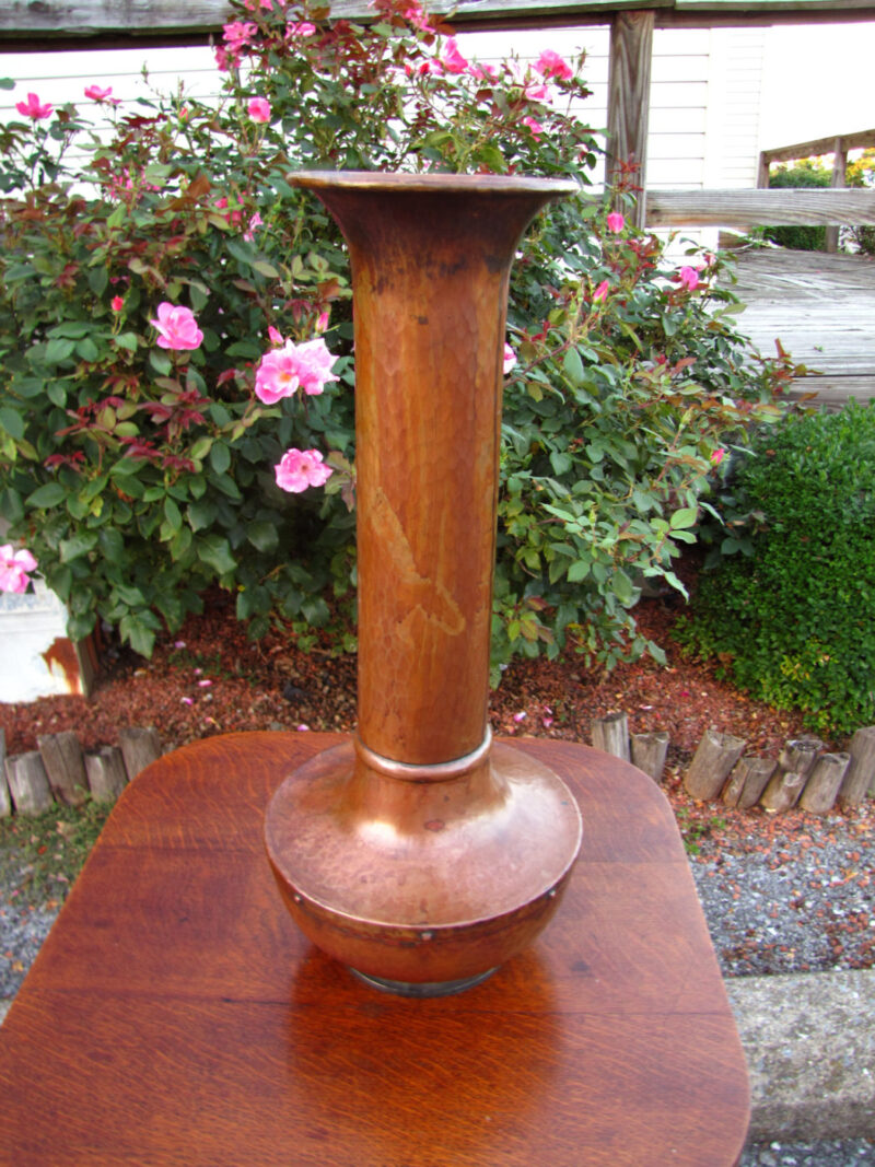 Roycroft  American Beauty Tall Vase w2368 - Image 14