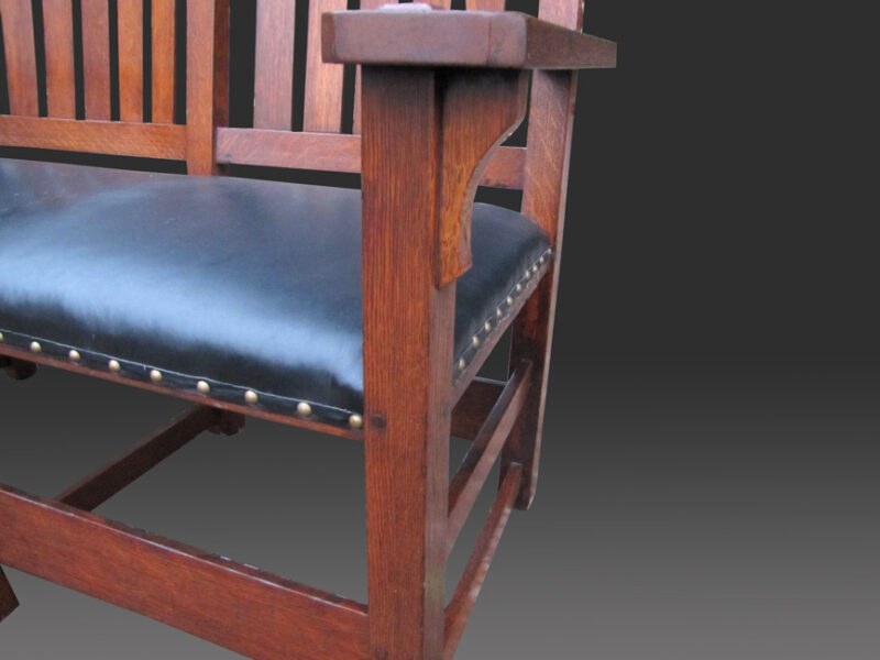Superb L&JG Stickley settee in very good condition w2380 - Image 14