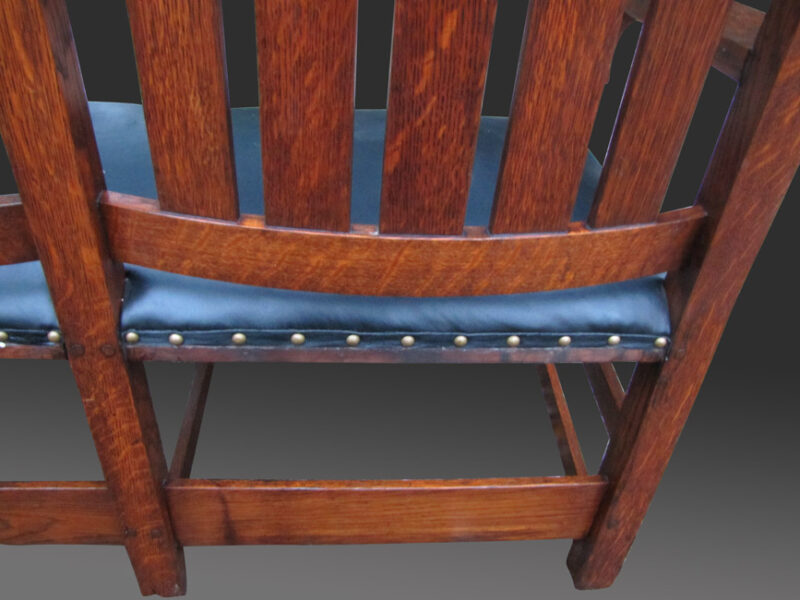 Superb L&JG Stickley settee in very good condition w2380 - Image 17