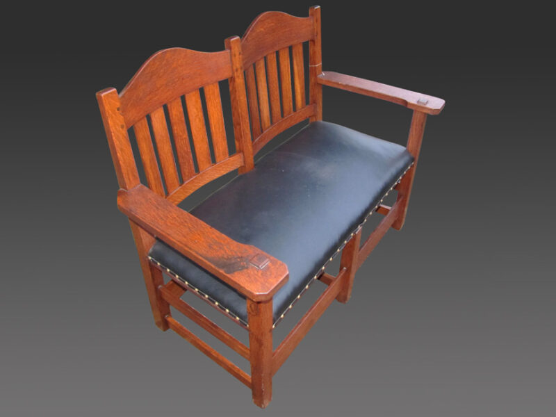 Superb L&JG Stickley settee in very good condition w2380 - Image 2