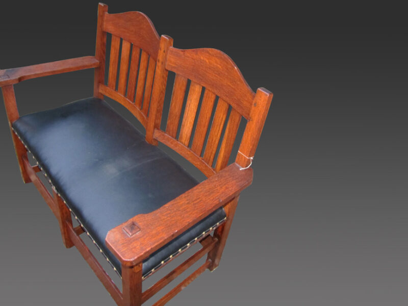 Superb L&JG Stickley settee in very good condition w2380 - Image 4