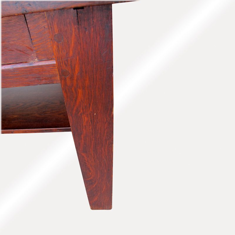 Antique Gustav Stickley Large Library Table W2415 - Image 15