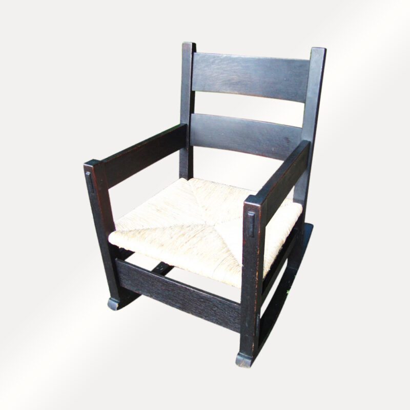 RARE Gustav Stickley Thornden Arm Rocker W2427