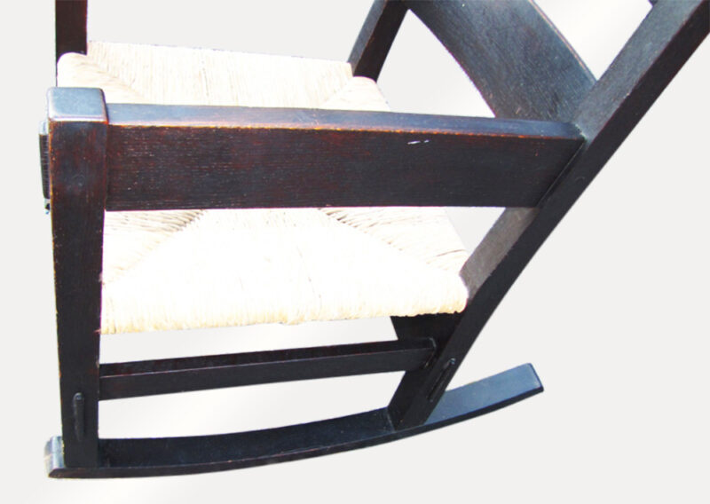 RARE Gustav Stickley Thornden Arm Rocker W2427 - Image 4