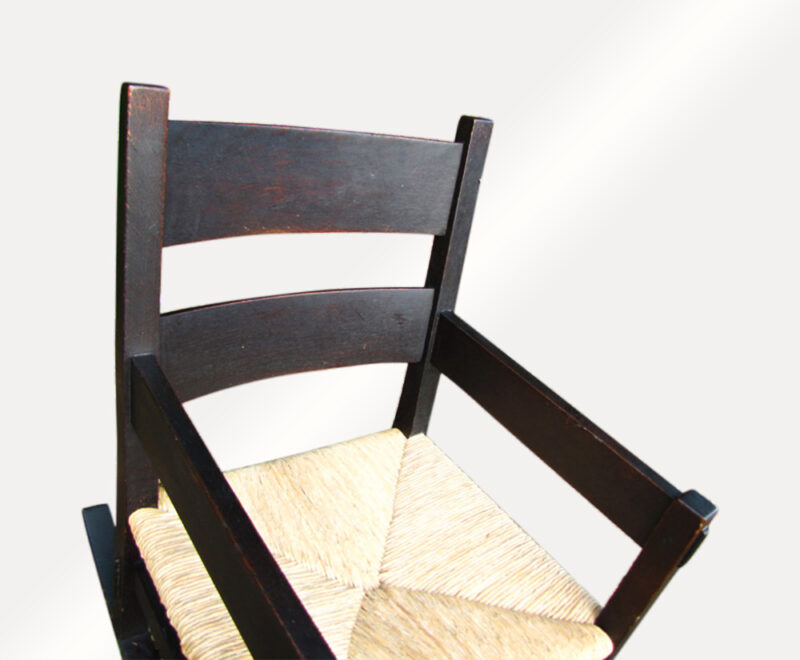 RARE Gustav Stickley Thornden Arm Rocker W2427 - Image 3