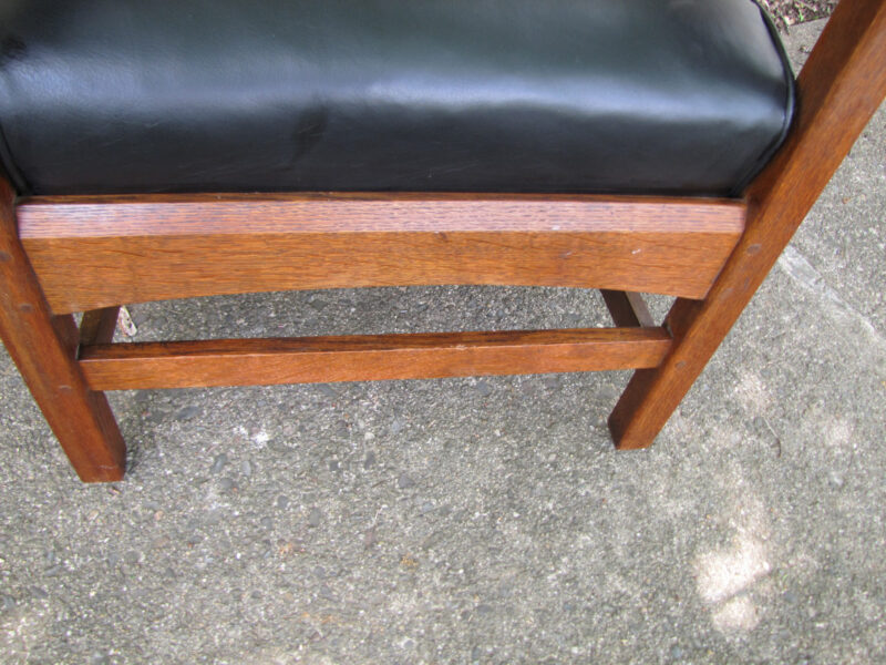 Antique  Good  L&jg Stickley  Arm Chair  W2468 - Image 8