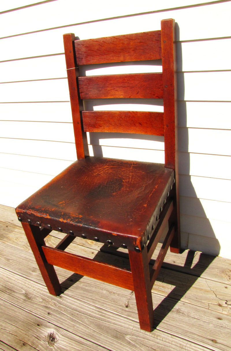 Good And Early Gustav Stickley Side Chair W2487