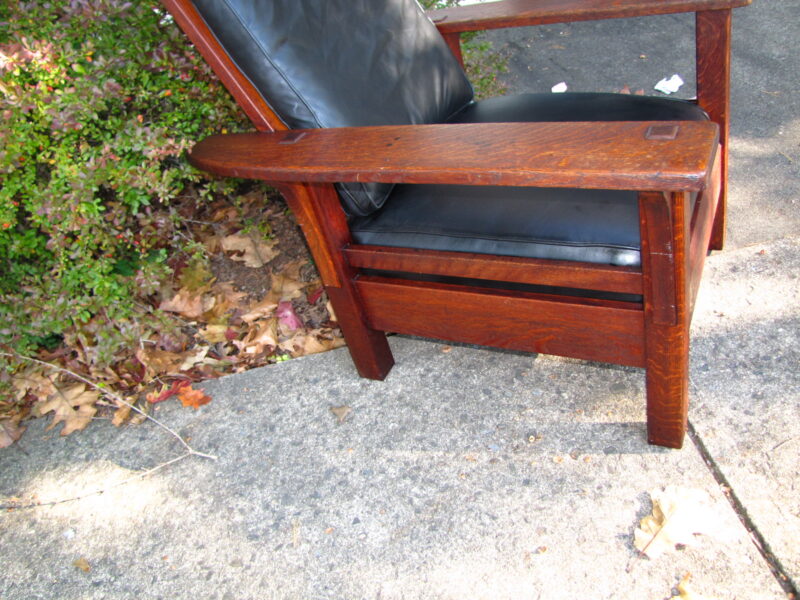 Superb Large L&jg Stickley  Rare Arm Chair w2531 - Image 3