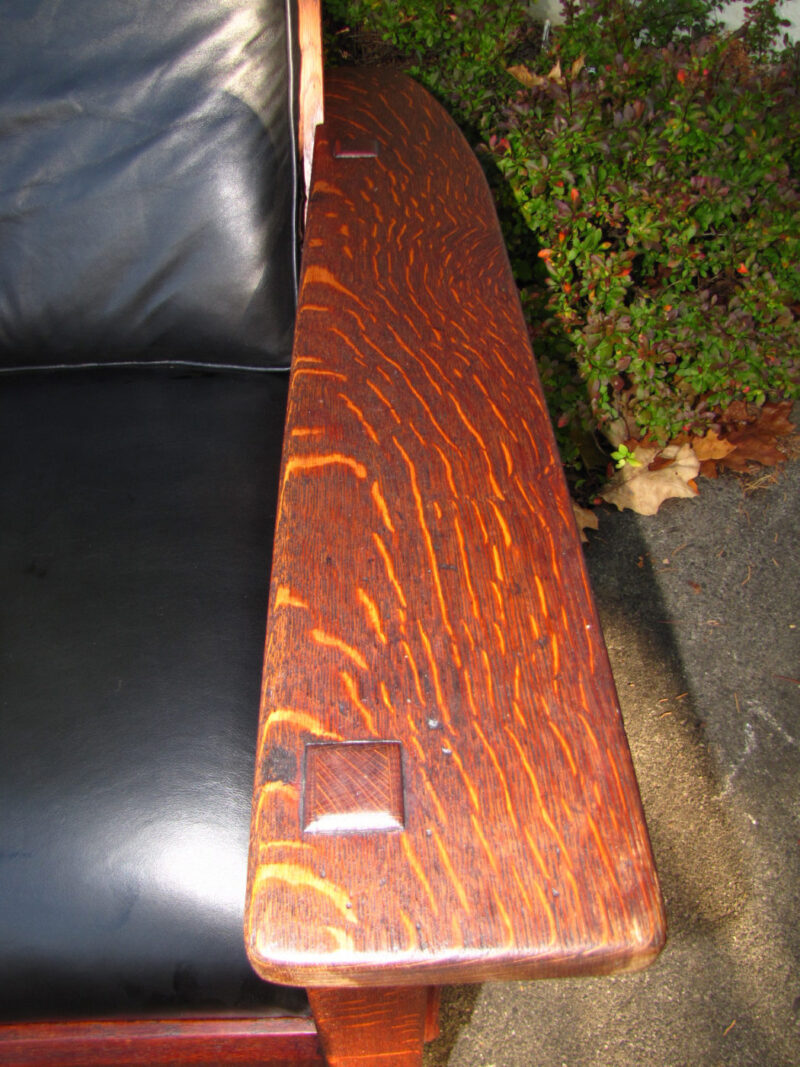 Superb Large L&jg Stickley  Rare Arm Chair w2531 - Image 5