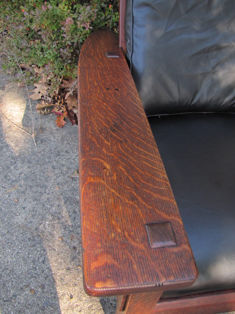 Superb Large L&jg Stickley  Rare Arm Chair w2531 - Image 6