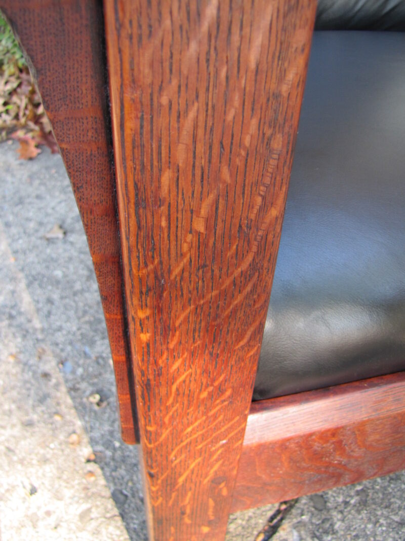 Superb Large L&jg Stickley  Rare Arm Chair w2531 - Image 7