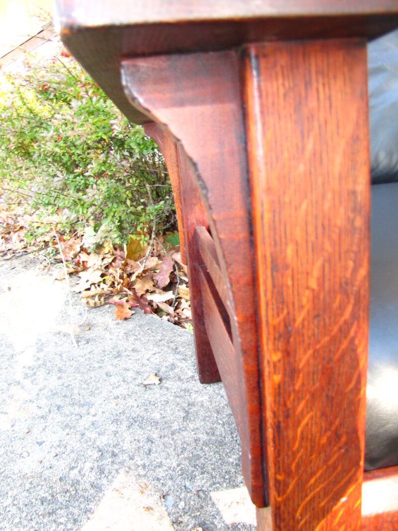 Superb Large L&jg Stickley  Rare Arm Chair w2531 - Image 10